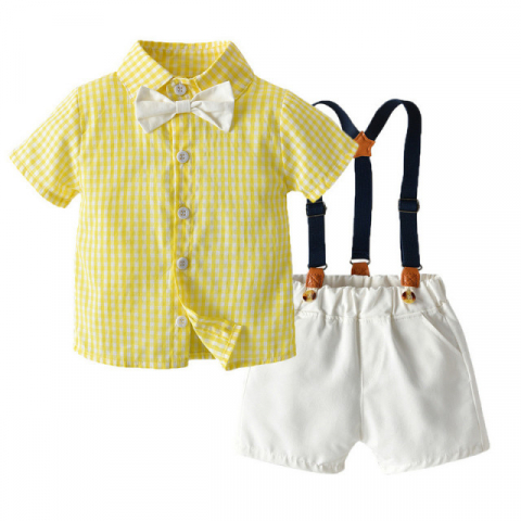 Costumase baieti - Costum elegant pentru baietei - Yellow