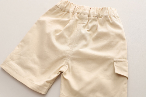 Compleu baieti tricou vernil si pantaloni crem The Top [3]