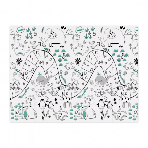 Covoras joaca copii Neno Mondo spuma XPE fata-verso pliabil 200x150 cm [8]