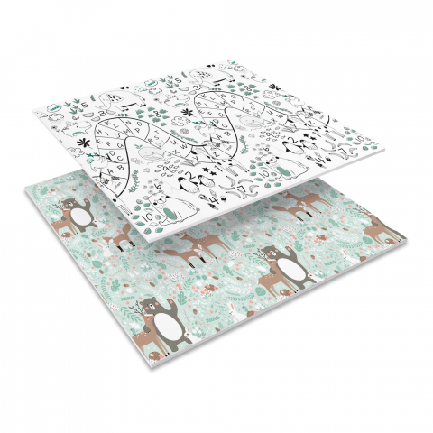 Covoras joaca copii Neno Mondo spuma XPE fata-verso pliabil 200x150 cm [10]