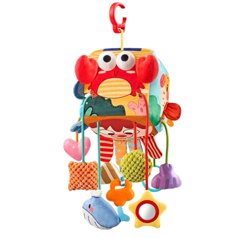 Cub senzorial de agatat pentru pat, animale marine [1]