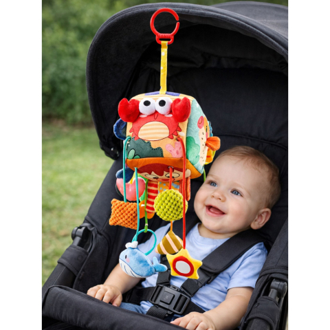 Cub senzorial de agatat pentru pat, animale marine [2]