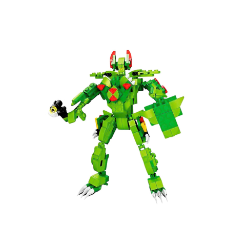 Cuburi de construit dinozaur Dilophosaurus, verde, 269 piese [2]