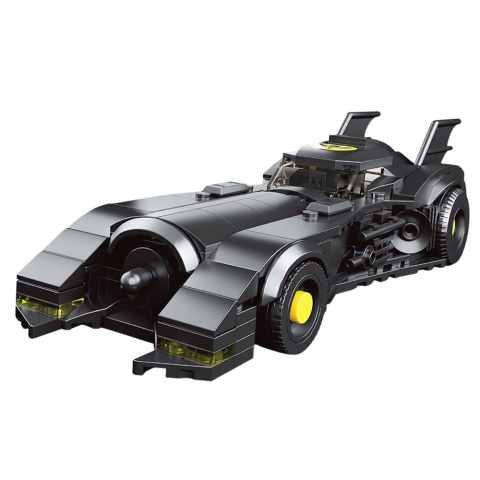 Cuburi de construit masina Superhero Race Car, neagra, 409 piese [1]
