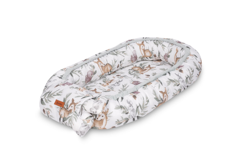 Cuib Bebelusi Waffle 80x45 Deers Mint cu Pernuta [2]