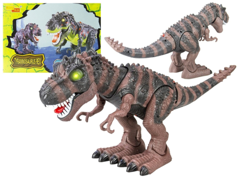 Jucarii cu telecomanda (RC) - Dinozaur Tyrannosaurus Rex cu baterii, lumini si sunete, 3 ani+