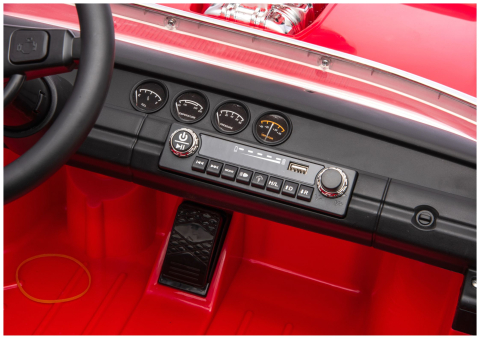 Mașinuță electrică Dodge Charger R/T DLS-K12 24V, Roșu [11]