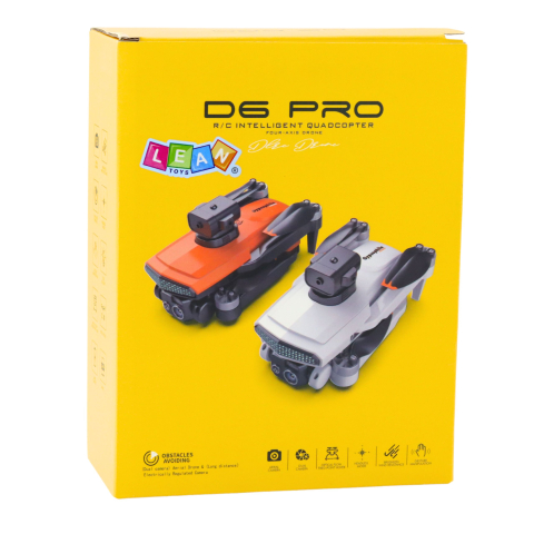 Drona cu camera D6 PRO LED Aplicatie, 14 ani+ [4]
