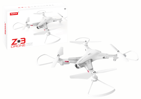 Drone R/C - Drona cu camera Z3 720P alba pliabila 2.4G