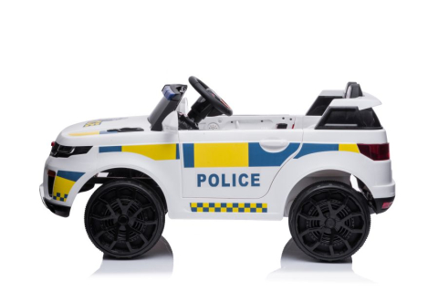 Mașină electrică de poliție pentru copii BBH-021, Alb [2]