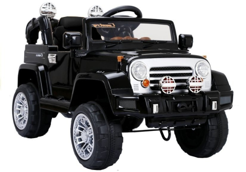 Mașinuță electrică pentru copii Jeep JJ245 Black, 2x45W, Telecomandă, Negru [1]