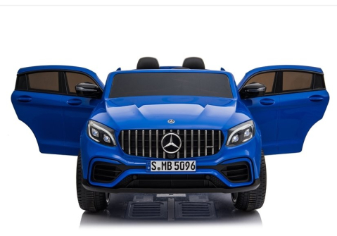 Mașinuță electrică Mercedes GLC 63S QLS MP4 Blue Painted, Albastru lăcuit [5]