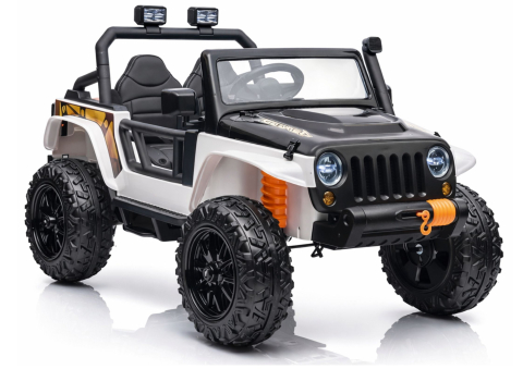 Masinuta Electrica XB-1118 Alba, 4x45W, Sarcină 100kg, Telecomanda 2.4G