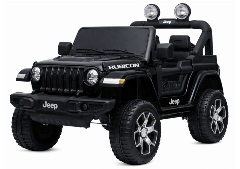 Jeep Wrangler Rubicon 4x4 Electric pentru Copii, Negru [1]