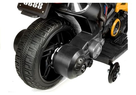Motocicletă electrică GTM1188 Galben, 6V, Ideală pentru Copii [4]