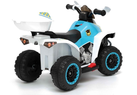 Atv Electric de Poliție pentru Copii GTS1188-A, Alb [4]