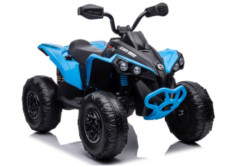 Vehicule electrice copii - Atv Electric CAN-AM Renegade Albastru, 4x45W, Roți EVA