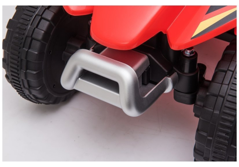 ATV Electric pentru Copii Quad XMX612 Red, Motor 35W, Roți cu Bandă de Cauciuc [10]