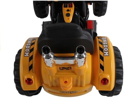 Tractor Electric cu Cupă Excavator, Portocaliu, 2x45W, 145 cm [3]