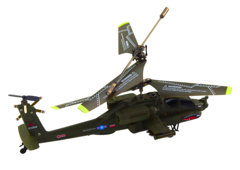 Elicopter cu telecomanda Apache Syma S109H Khaki, 8 ani+ [2]