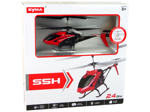 Elicopter cu telecomanda SYMA S5H 2.4G Rosu, 8 ani+ [5]
