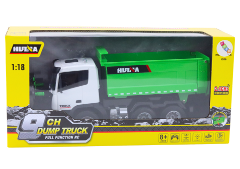Excavator cu telecomanda Basculanta 1:18 Verde, 8 ani+ [7]