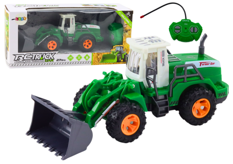 Jucarii cu telecomanda (RC) - Excavator cu telecomanda brat mobil Verde 1:20, 3 ani+