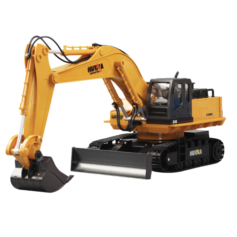 Excavator cu telecomanda Huina 1:16 senile metal si sunete, 8 ani+ [1]