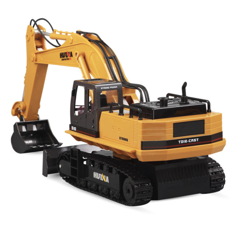 Excavator cu telecomanda Huina 1:16 senile metal si sunete, 8 ani+ [2]