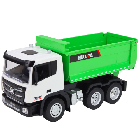 Excavator cu telecomanda Huina Basculanta Verde 1:18, 8 ani+ [1]