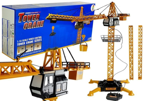 Jucarii cu telecomanda (RC) - Excavator cu telecomanda Macara Constructii inaltime 182 cm, 8 ani+