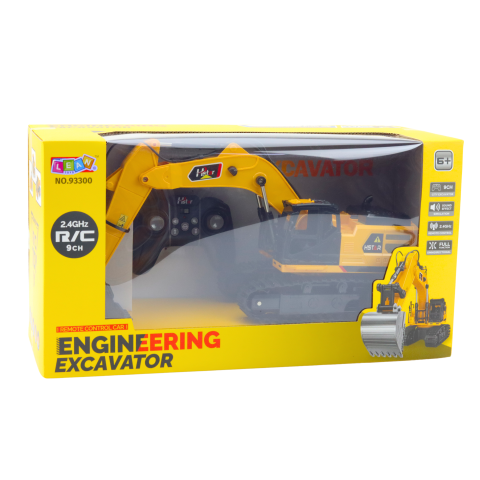 Excavator cu telecomanda pe senile 9 canale 2.4G, 6 ani+ [4]