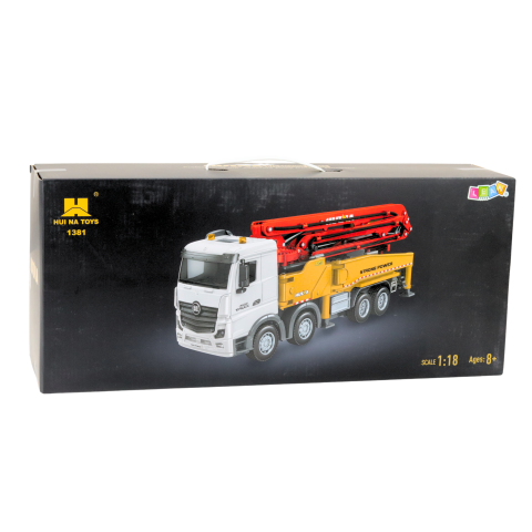 Excavator cu telecomanda pompa de beton Huina 1:18, 8 ani+ [3]