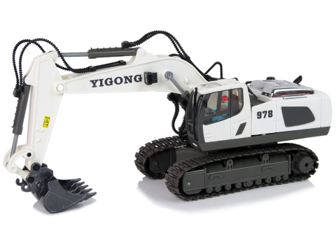 Excavator cu telecomanda roti tip senila cu sunete si lumini, 3 ani+ [1]