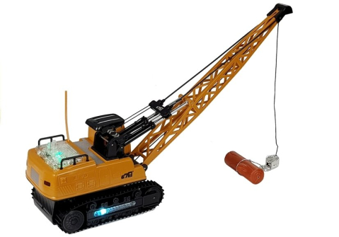 Excavator cu telecomanda si brat mobil cu lumini, 3 ani+ [2]