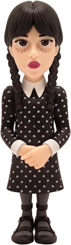 Figurină de colecție Wednesday Minix de 5 inci - Wednesday Addams [1]