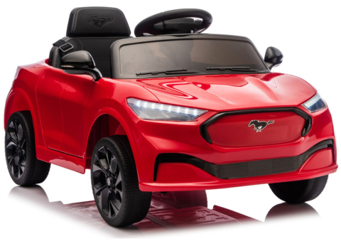 Vehicule electrice copii - Ford Mustang Mach-E Red, Mașină electrică copii 24V, Roșu