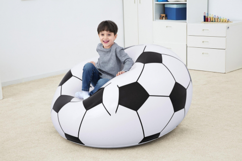 Lichidare de stoc - Fotoliu gonflabil Minge de fotbal 72 x 72 x 64 cm Bestway