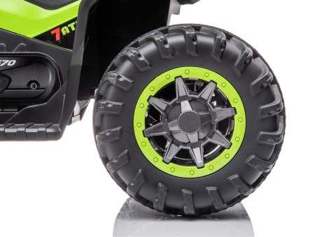 ATV Electric GTS1199 Green (Alb) - Roți EVA și Panou Muzical [6]