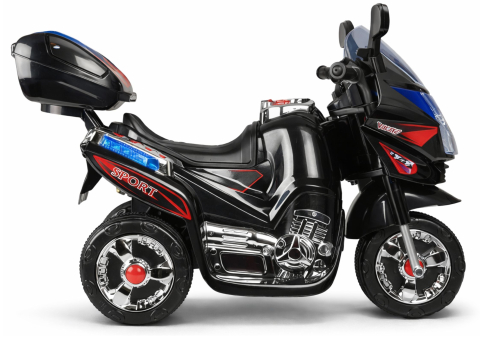 Motocicletă electrică pentru copii HC8051 Black, 6V, Negru [2]