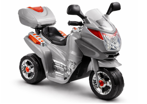 Vehicule electrice copii - Motocicletă Electrică HC8051 Argintiu, Design Modern, Lumină și Sunete
