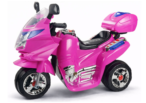 Motocicletă Electrică pentru Copii HC8051 Roz, cu Faruri și Sunete [2]