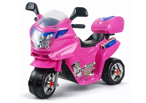 Motocicletă Electrică pentru Copii HC8051 Roz, cu Faruri și Sunete [1]
