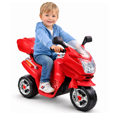 Motocicletă electrică pentru copii HC8051 Red, 6V, Roșu [6]