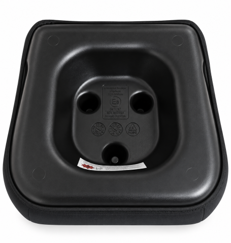 Înălțător auto copii MDK OG103A, ECE R129/04, 125-150 cm, 6-12 ani, 22-36 kg, centură 3 puncte, negru [2]