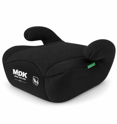 Inaltatoare auto - Înălțător auto copii MDK OG103A, ECE R129/04, 125-150 cm, 6-12 ani, 22-36 kg, centură 3 puncte, negru