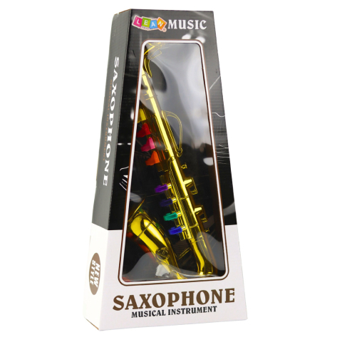 Instrument muzical pentru copii - saxofon auriu [3]