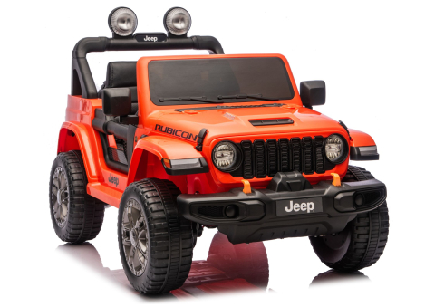 Vehicule electrice copii - Mașină electrică Jeep Rubicon 4x4 DK-JWR556, 24V, Portocaliu