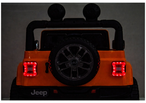Mașină electrică Jeep Rubicon 4x4 DK-JWR556, 24V, Portocaliu [16]