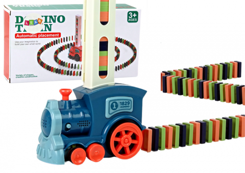 Jucarii Copii - tren-domino-interactiv-sunete-piese-colorate-Bebelul